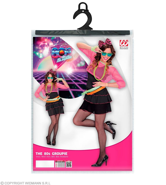 Neon 80S Kostuum Dames 4 delig - Partywinkel - 8003558989010