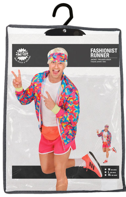 Neon 80S Kostuum Gekleurd Heren van Fiestas Guirca koop je bij Partywinkel