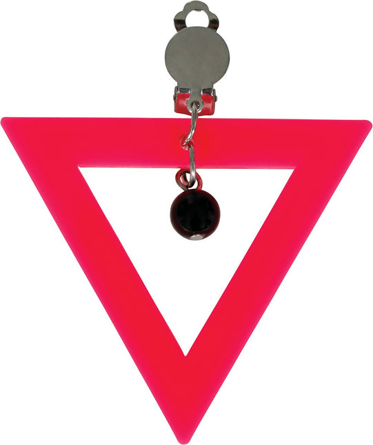 Neon 80S Oorbellen Groen Roze - Partywinkel - 8434077167755