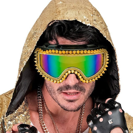 Neon 80S Skibril Holografisch van Widmann koop je bij Partywinkel