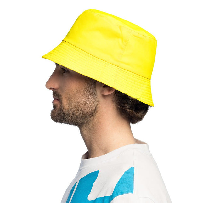 Neon Gele Bucket Hat Uv van Boland koop je bij Partywinkel