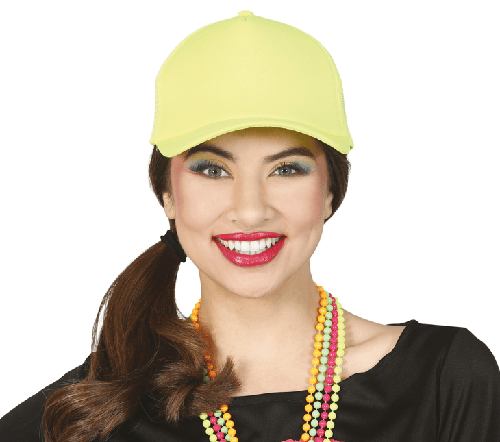 Neon Gele Pet van Fiestas Guirca koop je bij Partywinkel