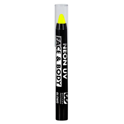 Neon Gele Schmink Potlood Glow In The Dark 3,5ml van Widmann koop je bij Partywinkel