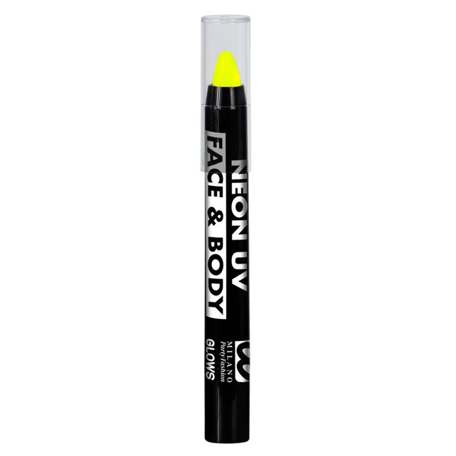 Neon Gele Schmink Potlood Glow In The Dark 3,5ml van Widmann koop je bij Partywinkel