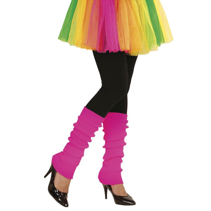 Neon Roze Beenwarmers 2st van Widmann koop je bij Partywinkel