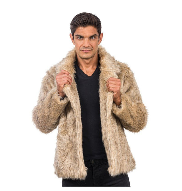 Nepbontjas – Natuurlijk – Unisex van CHAKS koop je bij Partywinkel