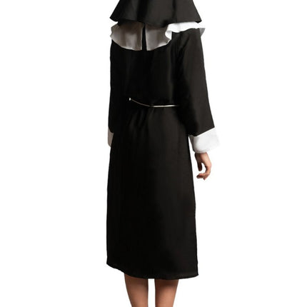 Non Kostuum Zwart Wit Dames van Partychimp koop je bij Partywinkel