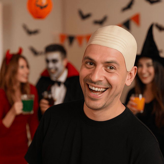 Nude Pruik Kaal van PartyXclusive koop je bij Partywinkel