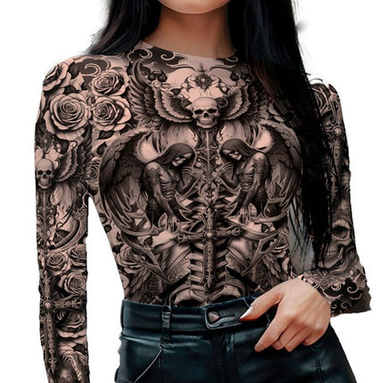 Nude Shirt Tattoo Effect van Fiestas Guirca koop je bij Partywinkel