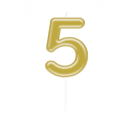 Nombre de bougies d'or - 5