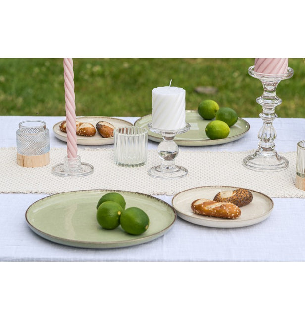 RUBAN DE COTON AUTHENTIQUE BLANC CASSÉ 10 CM X 3 M