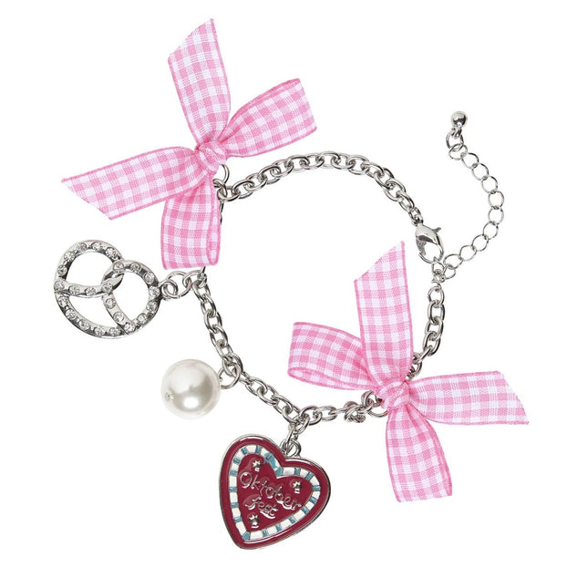 Oktoberfest Armband Roze Zilver van Widmann koop je bij Partywinkel