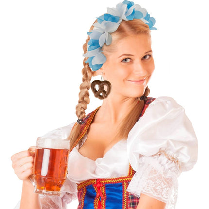 Oktoberfest Oorbellen Pretzels - Partywinkel - 8714572614818