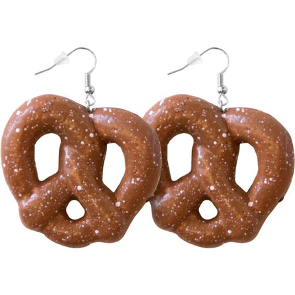 Oktoberfest Oorbellen Pretzels - Partywinkel - 8714572614818