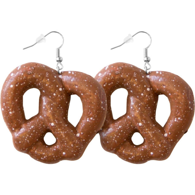 Oktoberfest Oorbellen Pretzels - Partywinkel - 8714572614818