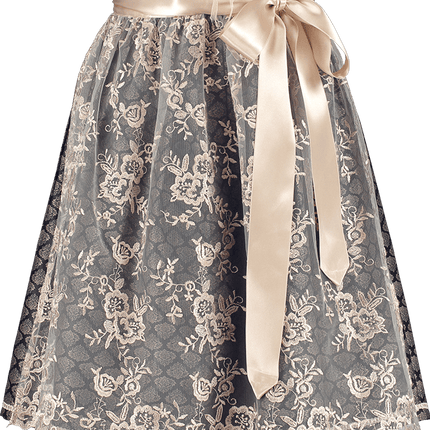 Oktoberfest Schort Goud Roze Dames van Haus Huberts koop je bij Partywinkel