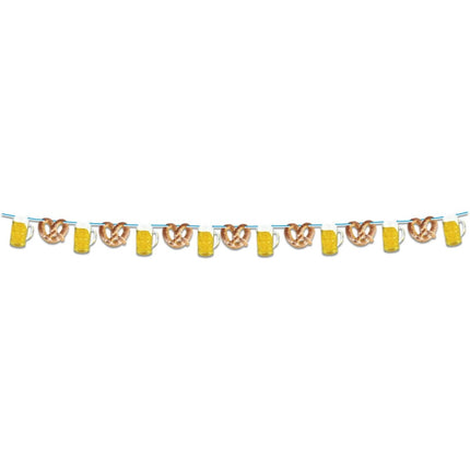 Oktoberfest Slinger Bier En Pretzels 10m - Partywinkel - 8714572209984