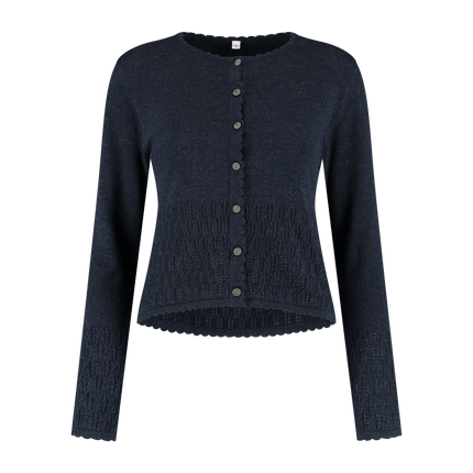 Oktoberfest Vest Donkerblauw Dames van Haus Huberts koop je bij Partywinkel