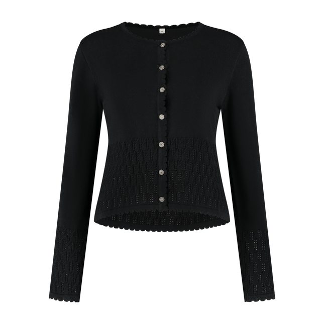 Oktoberfest Vest Zwart Dames van Haus Huberts koop je bij Partywinkel