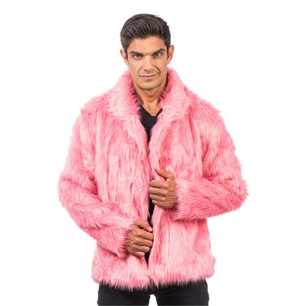 Manteau de fausse fourrure Old Pink - Unisexe
