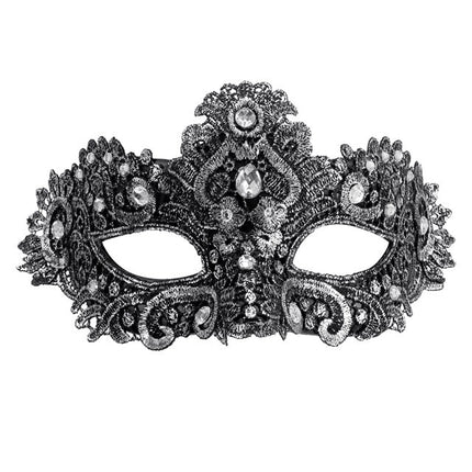 Oogmasker Theater Zilver van Widmann koop je bij Partywinkel