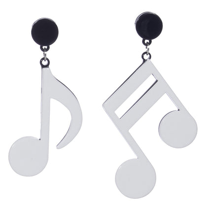 Oorbellen muzieknoot - Partywinkel - 8720059065141