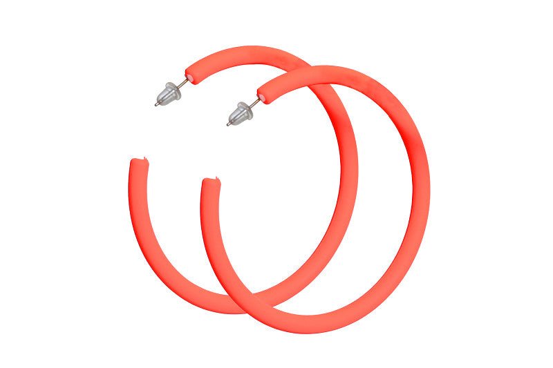 Oorringen neon Oranje - Partywinkel - 8720059064991