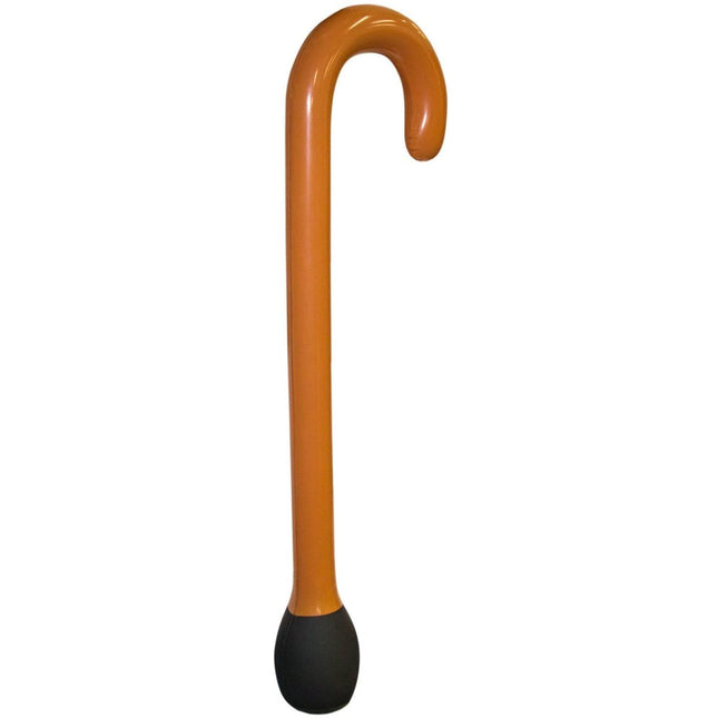 Opblaas Wandelstok Bruin - 90cm van Folat koop je bij Partywinkel