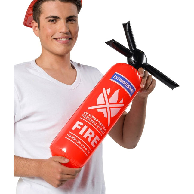 Opblaasbare brandweer blusser 60cm van Folat koop je bij Partywinkel