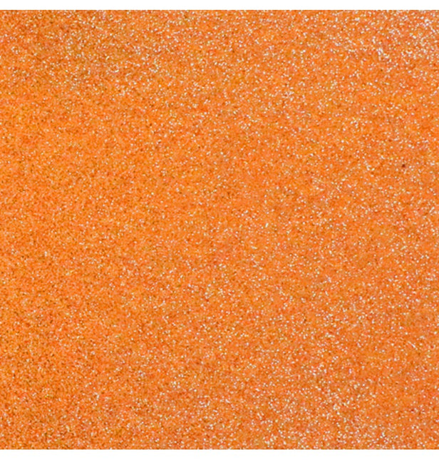 Nappe orange pailletée 3m