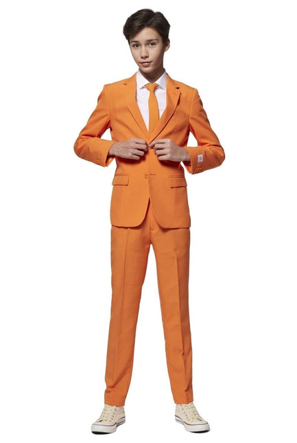 Oranje Pak Jongen Tiener OppoSuits van OppoSuits koop je bij Partywinkel