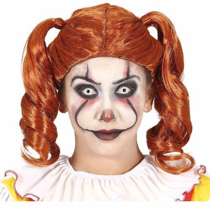 Oranje Pruik Staarten van Fiestas Guirca koop je bij Partywinkel