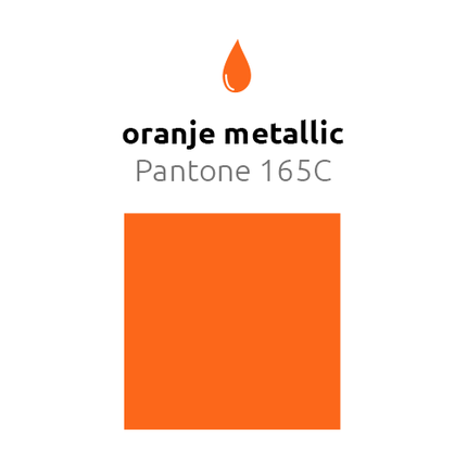 Oranje Reuze Ballon Metallic 60cm van Balloonia koop je bij Partywinkel