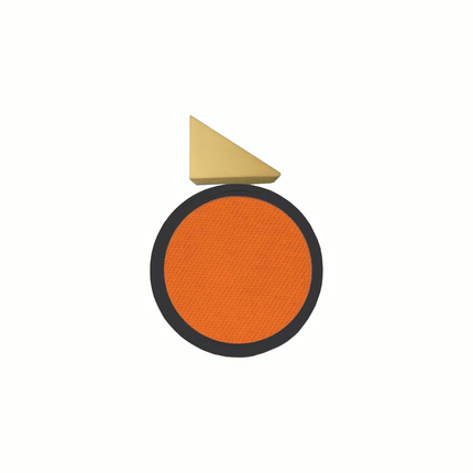 Oranje Schmink met Spons 9gr - Partywinkel - 8434077156216