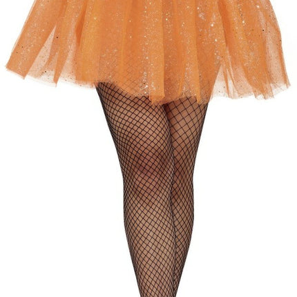 Oranje Tutu Dames Glitter 40cm van Fiestas Guirca koop je bij Partywinkel