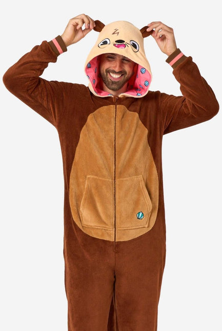 Otter Onesie Heren - Partywinkel - 8720629387611