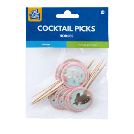 Paard Cocktailprikkers van Paper Dreams koop je bij Partywinkel