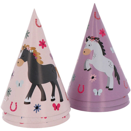 Paard Feesthoedjes 16cm 6st van Folat koop je bij Partywinkel