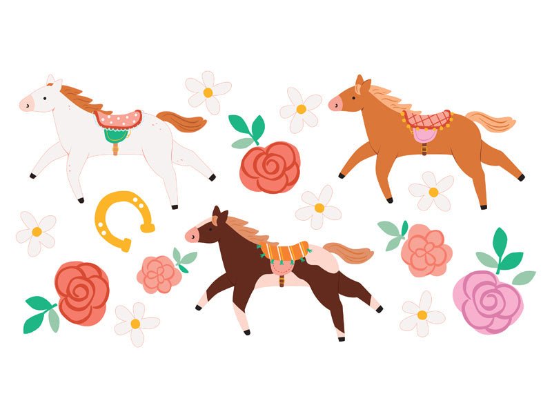 Paard Nep Tattoos van Partydeco koop je bij Partywinkel