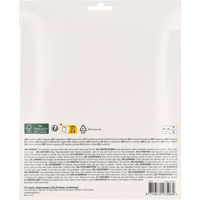 Paard Slinger Happy Birthday 6m van Folat koop je bij Partywinkel