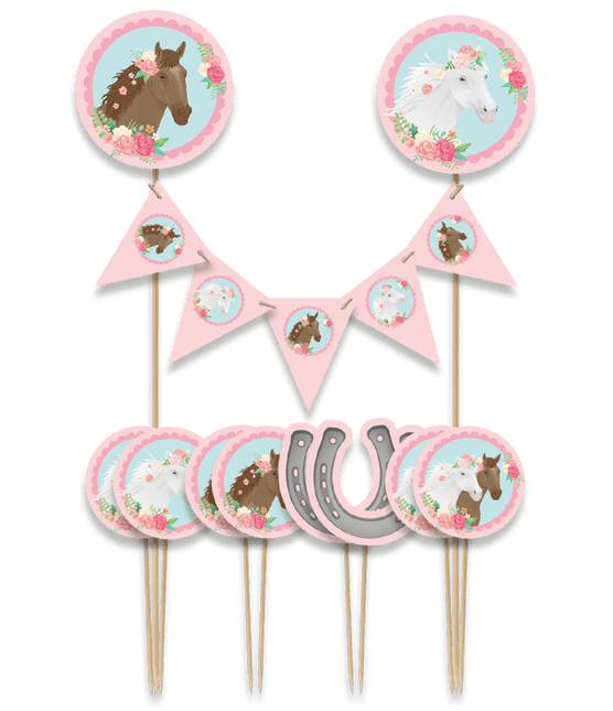 Paard Taarttopper 30cm - Partywinkel - 8716764241291
