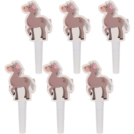 Paard Toeter 6st van Folat koop je bij Partywinkel