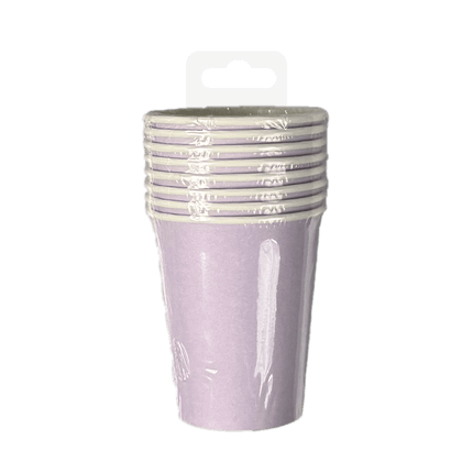 Paars Bekers 7cm 8st van Paper Dreams koop je bij Partywinkel