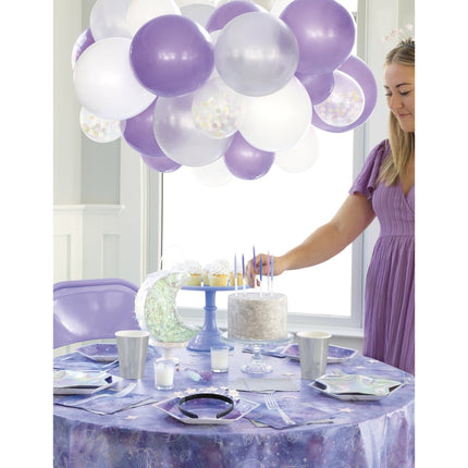 Paarse Happy Birthday Letterslinger van Unique koop je bij Partywinkel