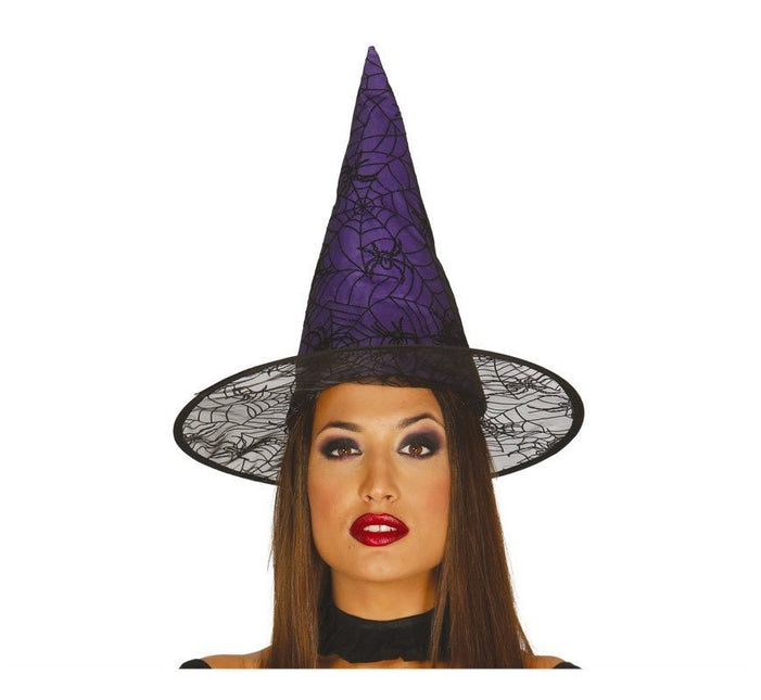 Paarse Hoed Heks Spin van Fiestas Guirca koop je bij Partywinkel