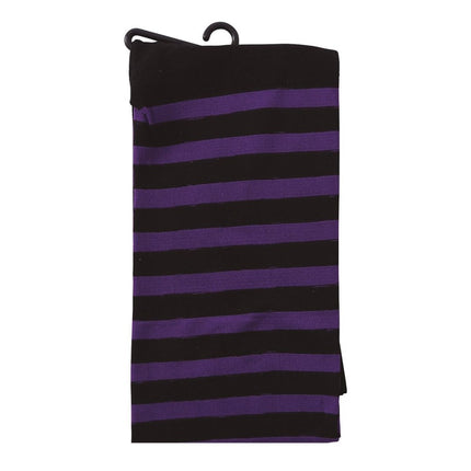 Paarse Legging Gestreept Kind van Fiestas Guirca koop je bij Partywinkel