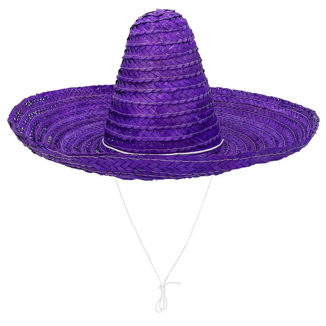 Paarse Sombrero 49cm van Boland koop je bij Partywinkel