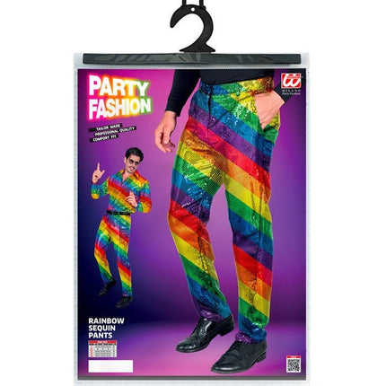 PAILLETTENBROEK REGENBOOG van Widmann koop je bij Partywinkel