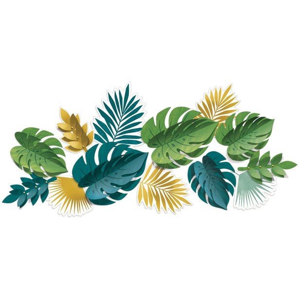 Palmblad Decoratie Set 13 delig van Riethmueller koop je bij Partywinkel