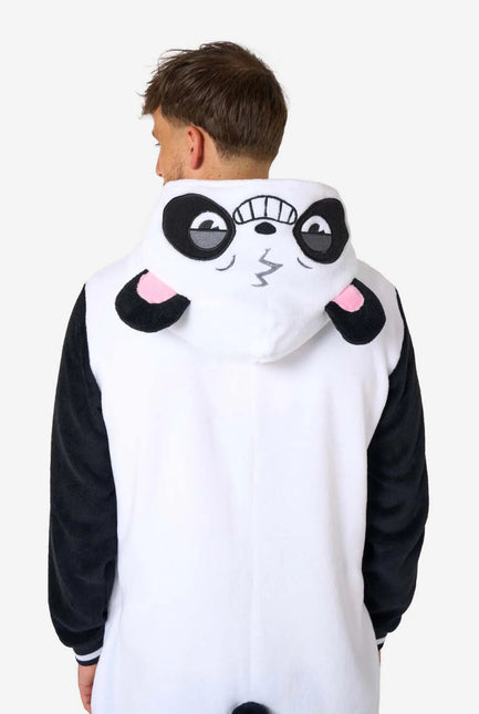 Panda Onesie Zwart Wit - Partywinkel - 8720629387253